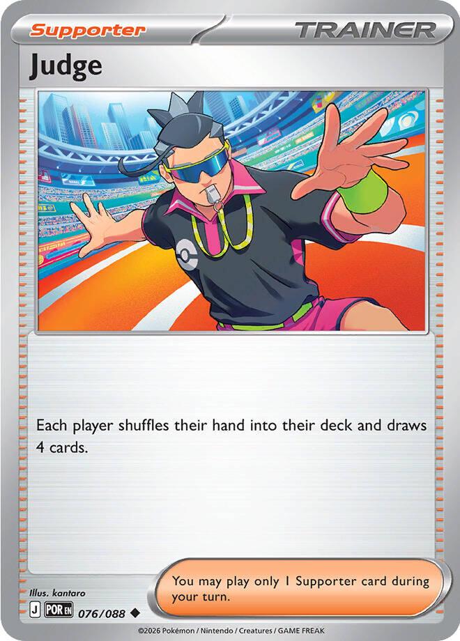 Perfect Order Judge Pokémon card
